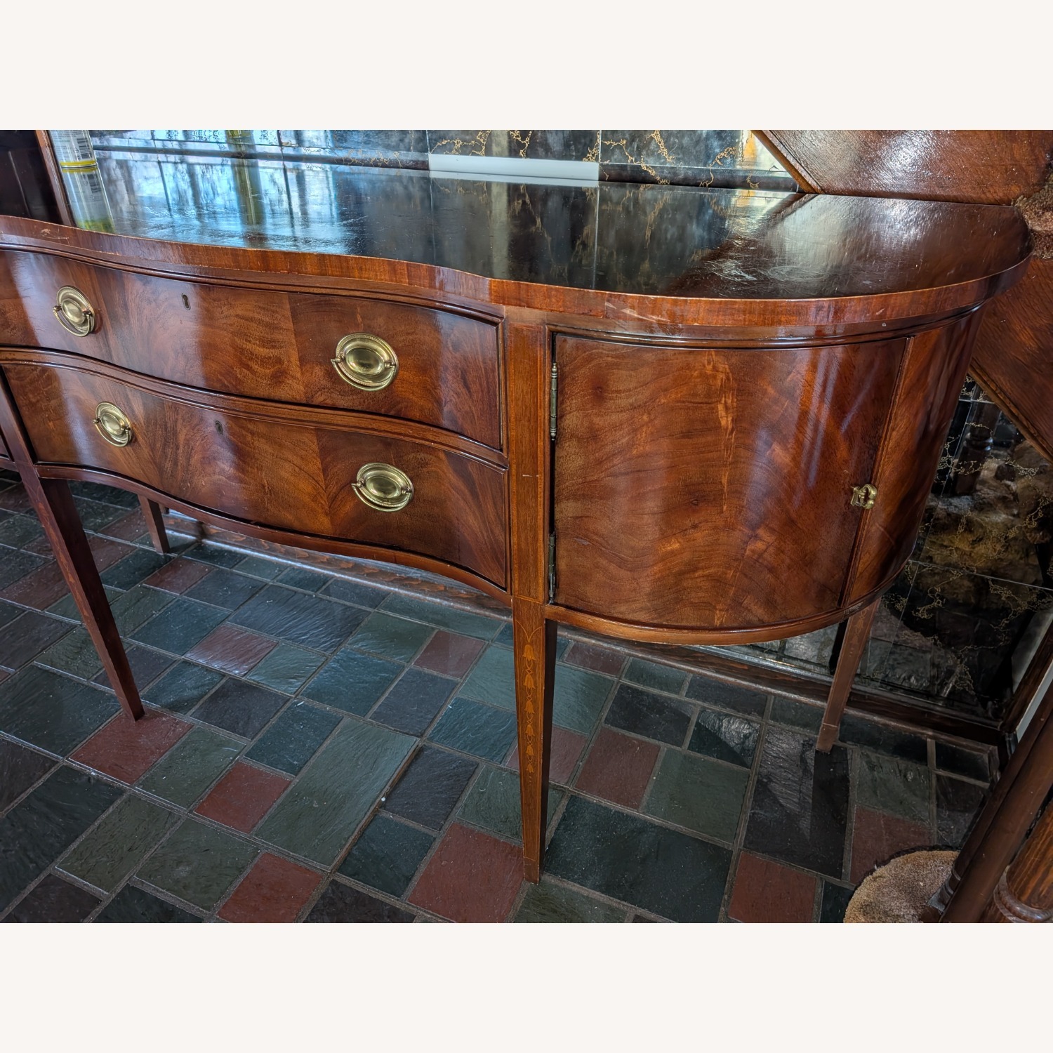 Bernhardt Dark Brown Wood Sideboard - image-9