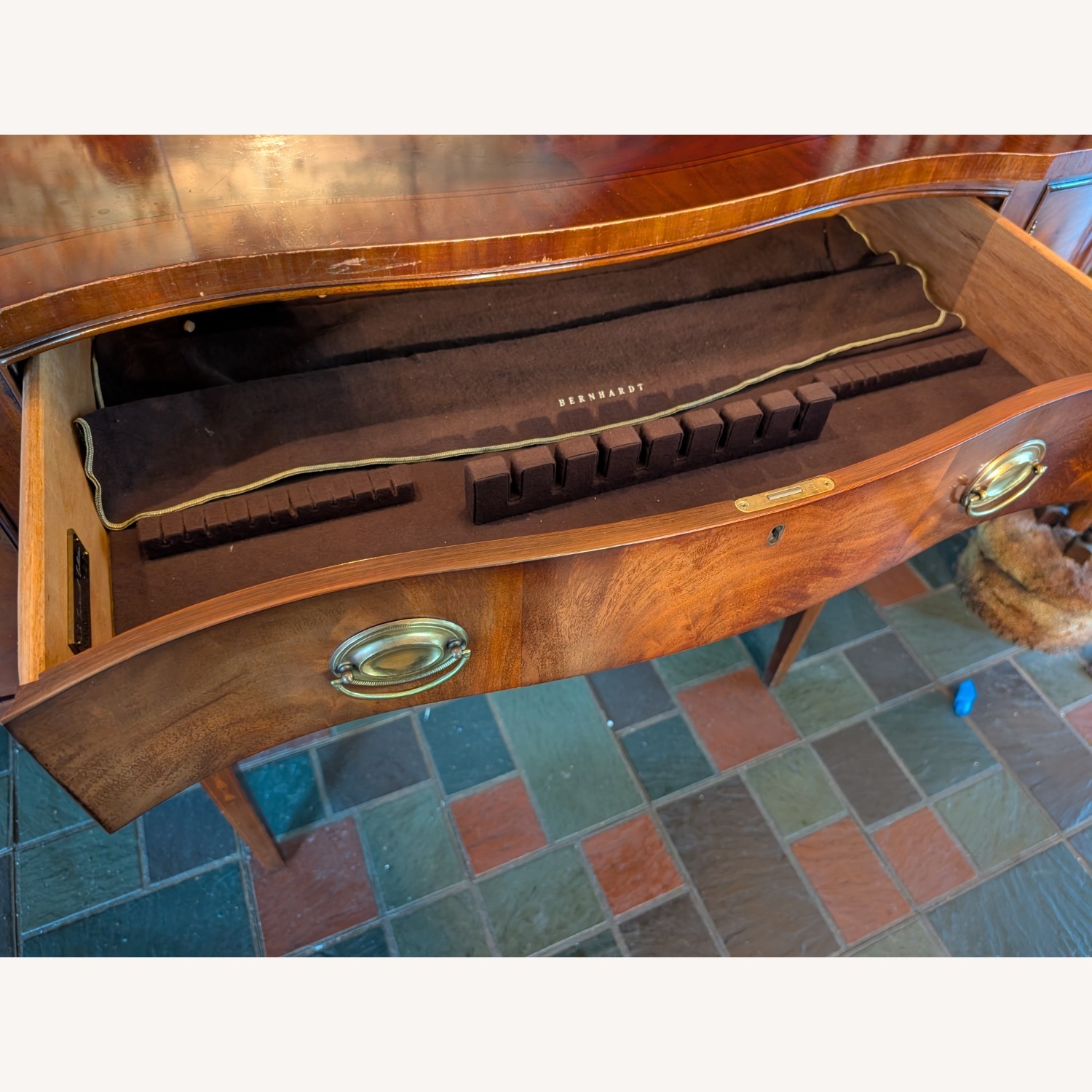 Bernhardt Dark Brown Wood Sideboard - image-6