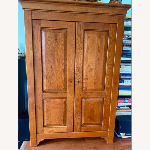 Used Oak Armoire for sale on AptDeco