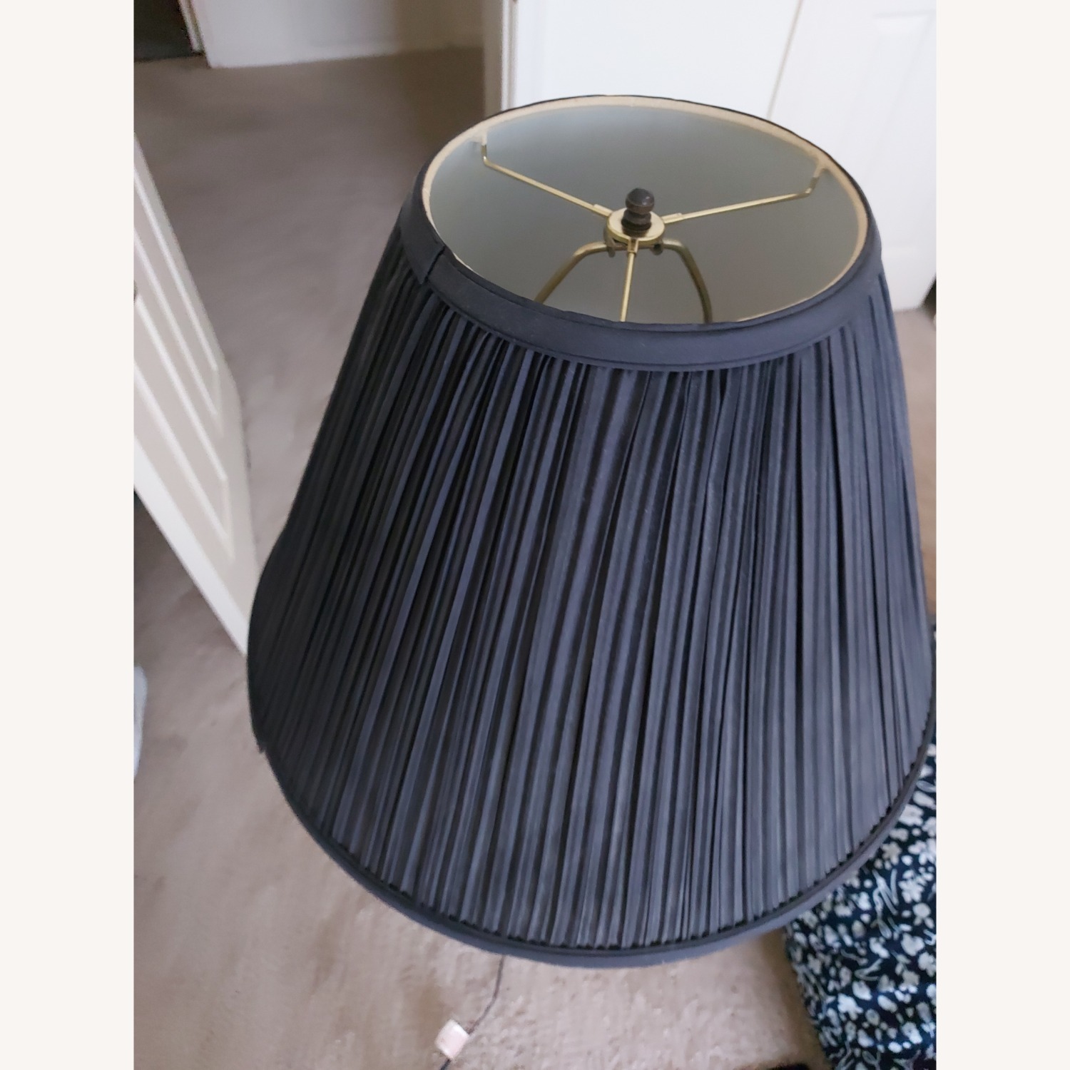 Home Decorator's Light Gray Metal Floor Lamp - image-3