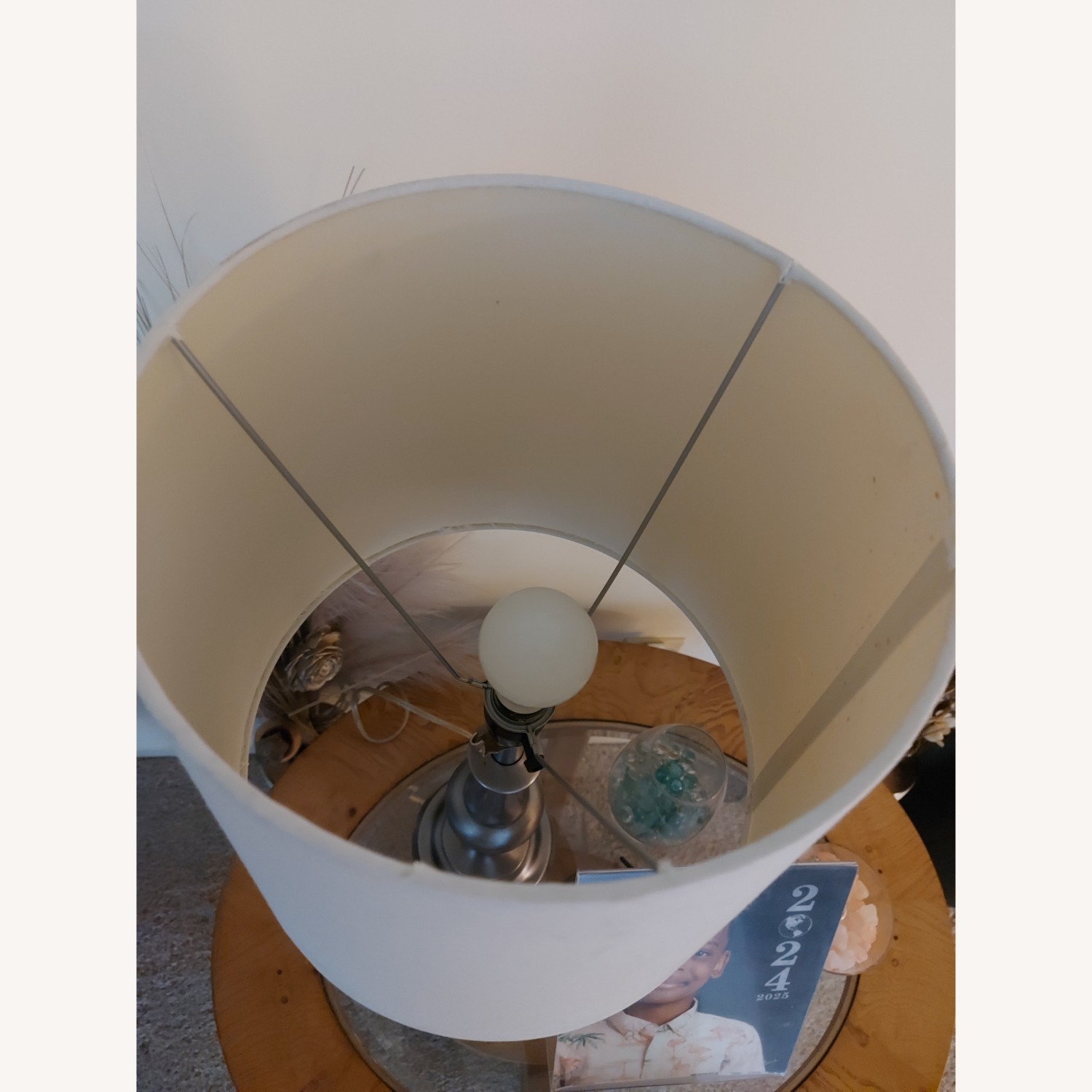 Home Decorator's Light Gray Metal Floor Lamp - image-6