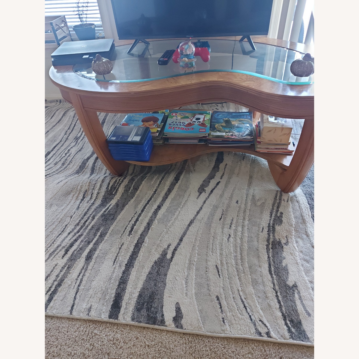 Vintage/Antique Natural Wood Side Tables - image-4