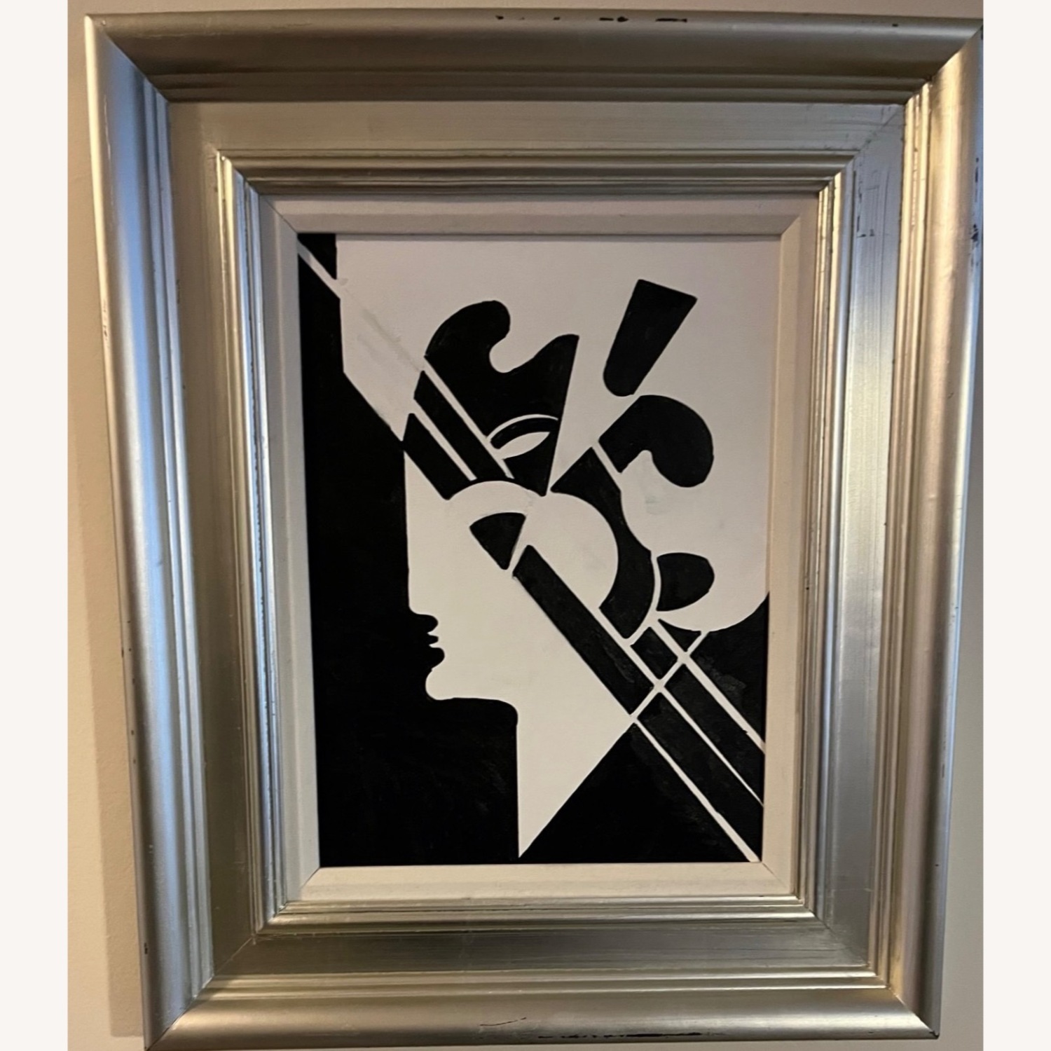 Vintage/Antique Abstract Men's Head - image-0