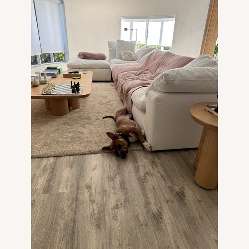 Used Nixon White Fabric 6-piece Modular Sectional for sale on AptDeco