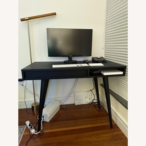 Used Design Within Reach Celine Desk Black Wood Desk for sale on AptDeco