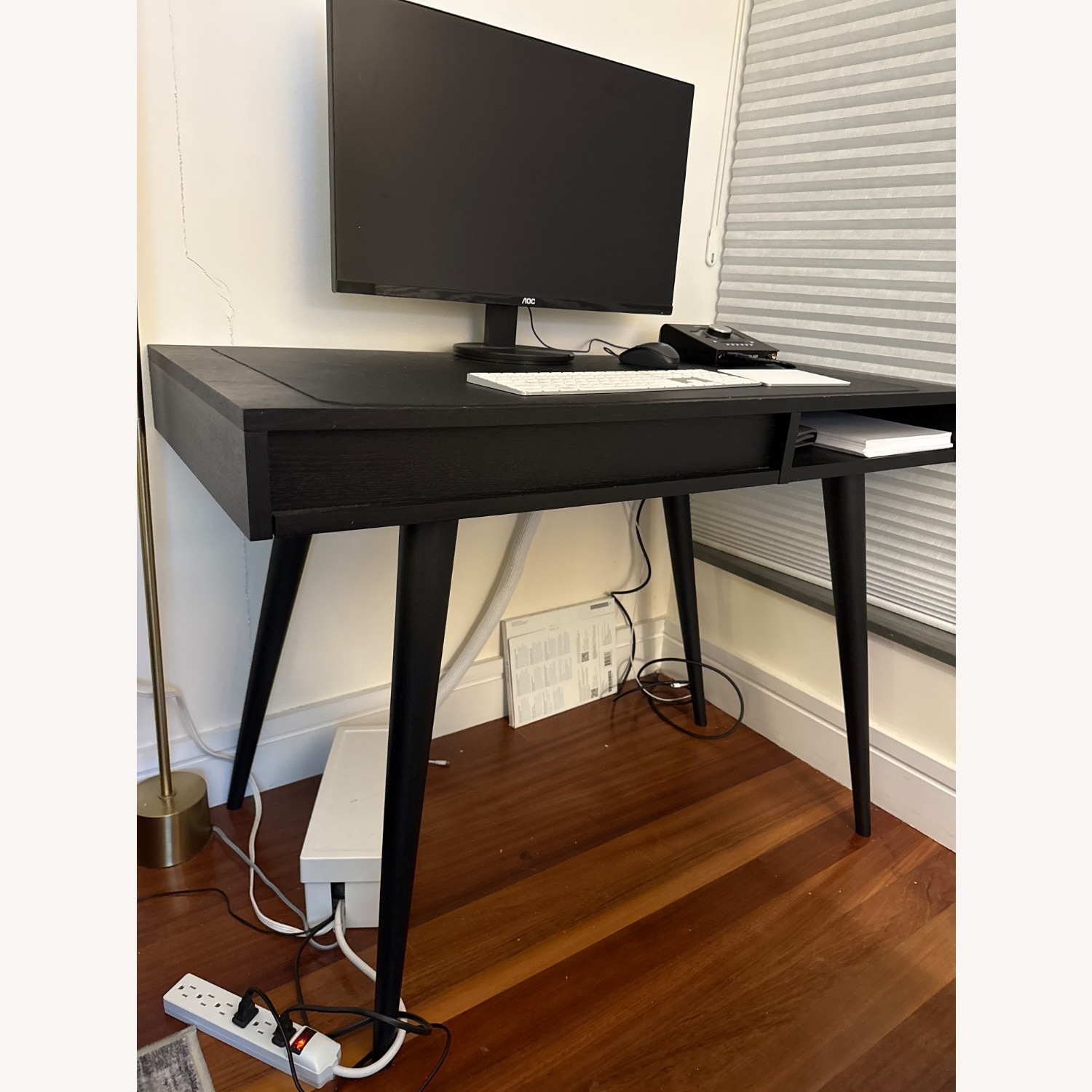 Design Within Reach Celine Desk Black Wood Desk - image-3