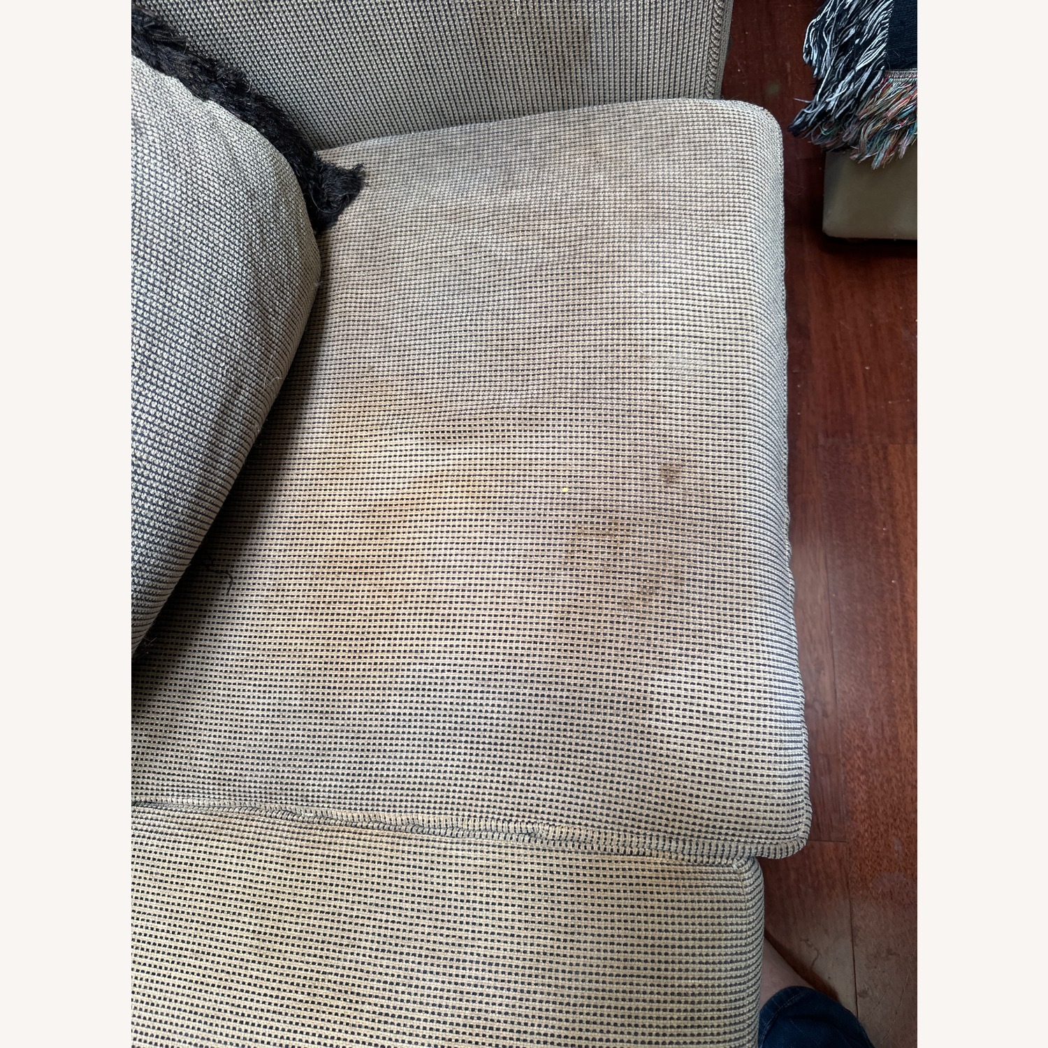 Light Brown Fabric 3+ Seater Sofa - image-3