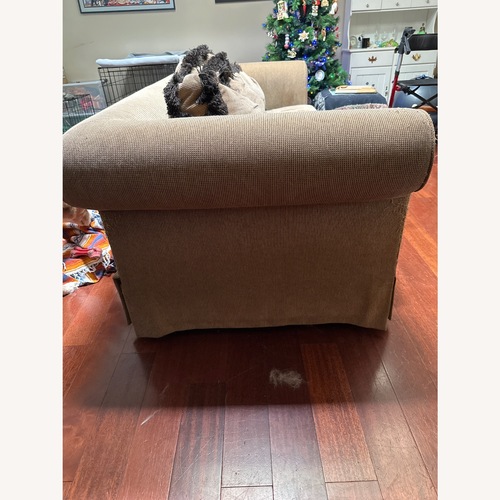 Used Light Brown Fabric 3+ Seater Sofa for sale on AptDeco