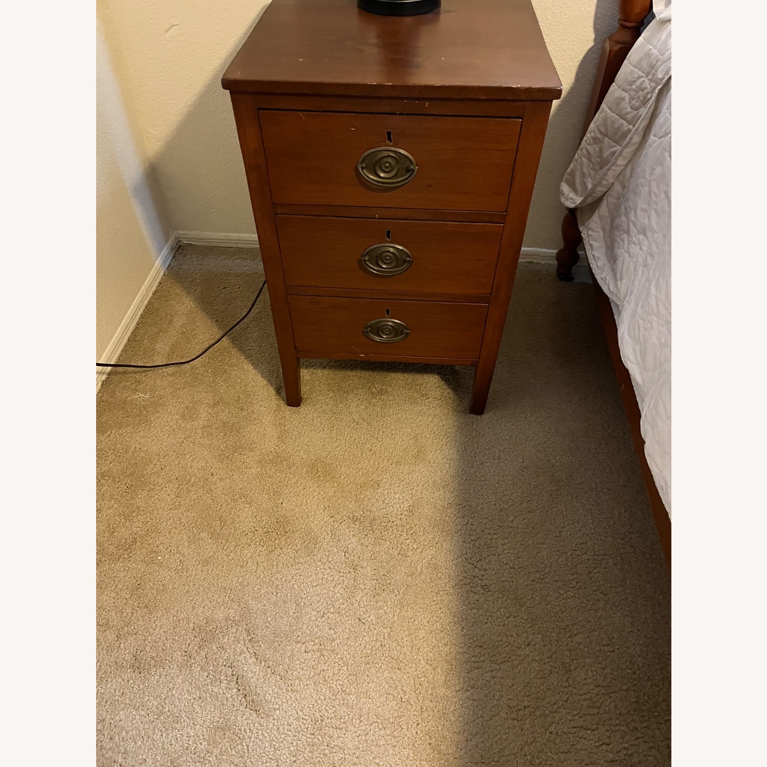 Dark Brown Side Table - image-2