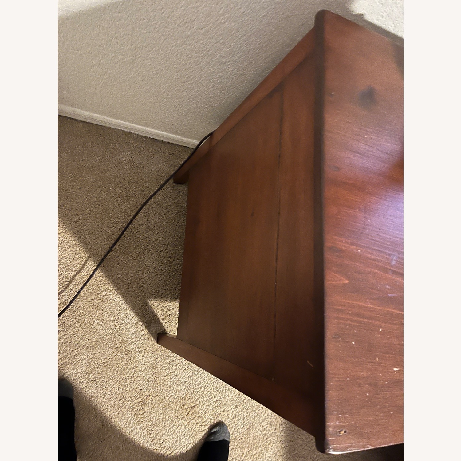 Dark Brown Side Table - image-1