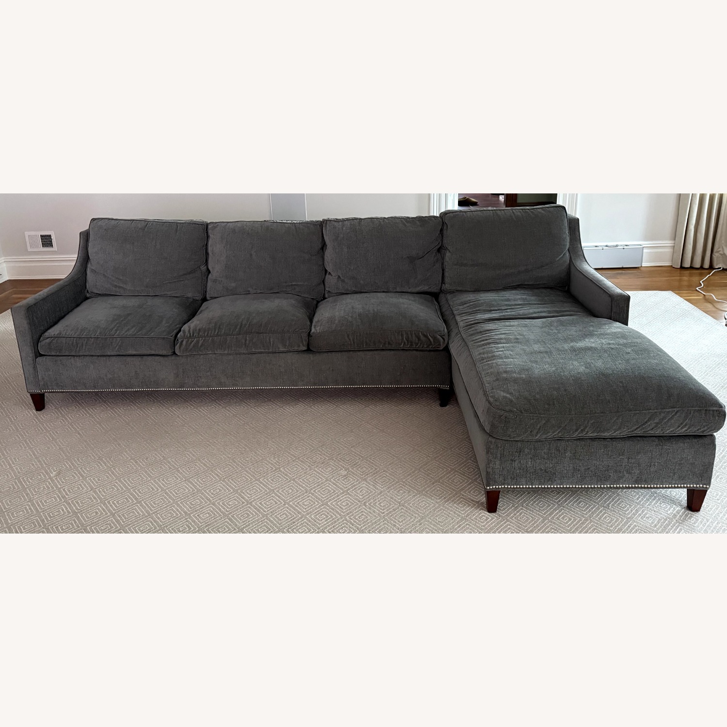 Custom CS Modern Grey Sectional - image-4
