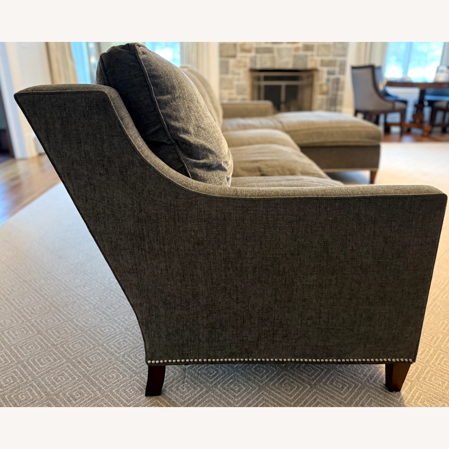 Custom CS Modern Grey Sectional - image-1