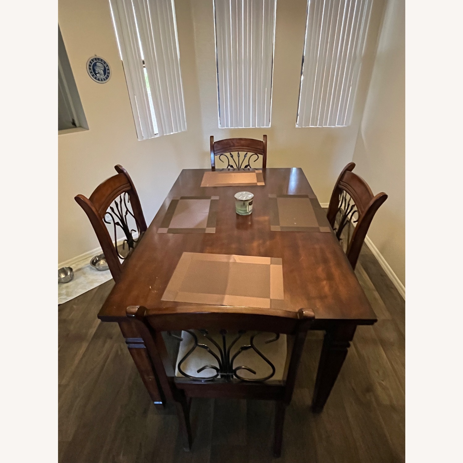 Dark Brown Dining Table - image-1