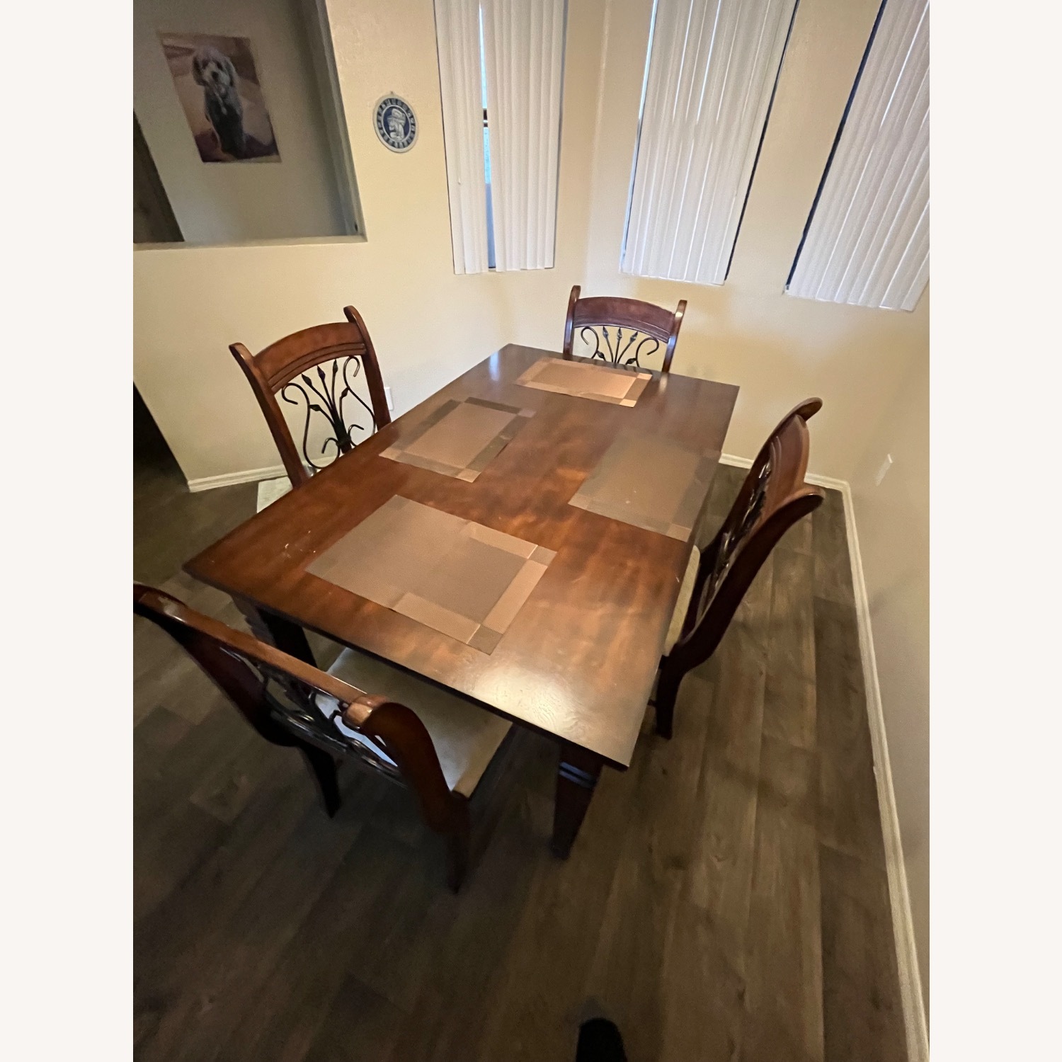 Dark Brown Dining Table - image-3
