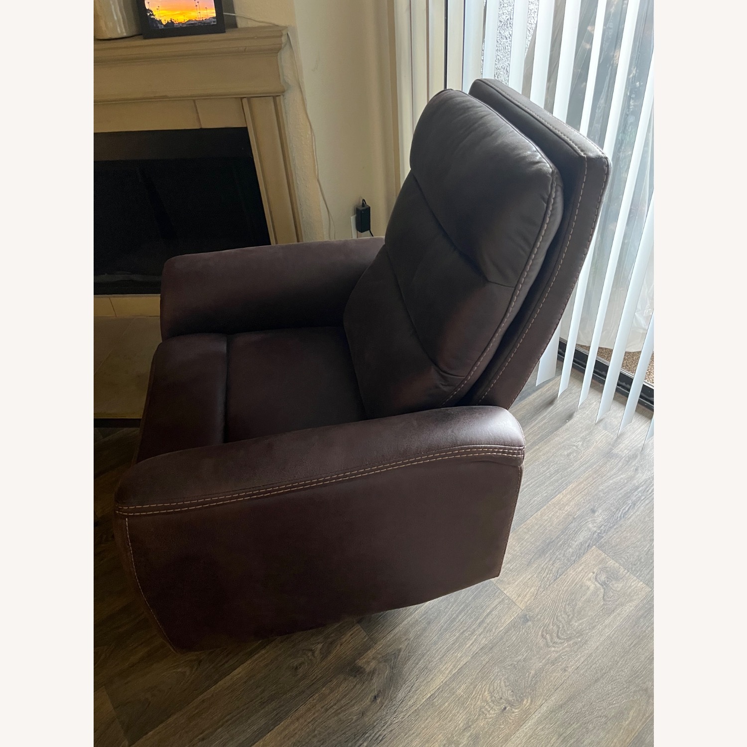 Dark Brown Recliner - image-3