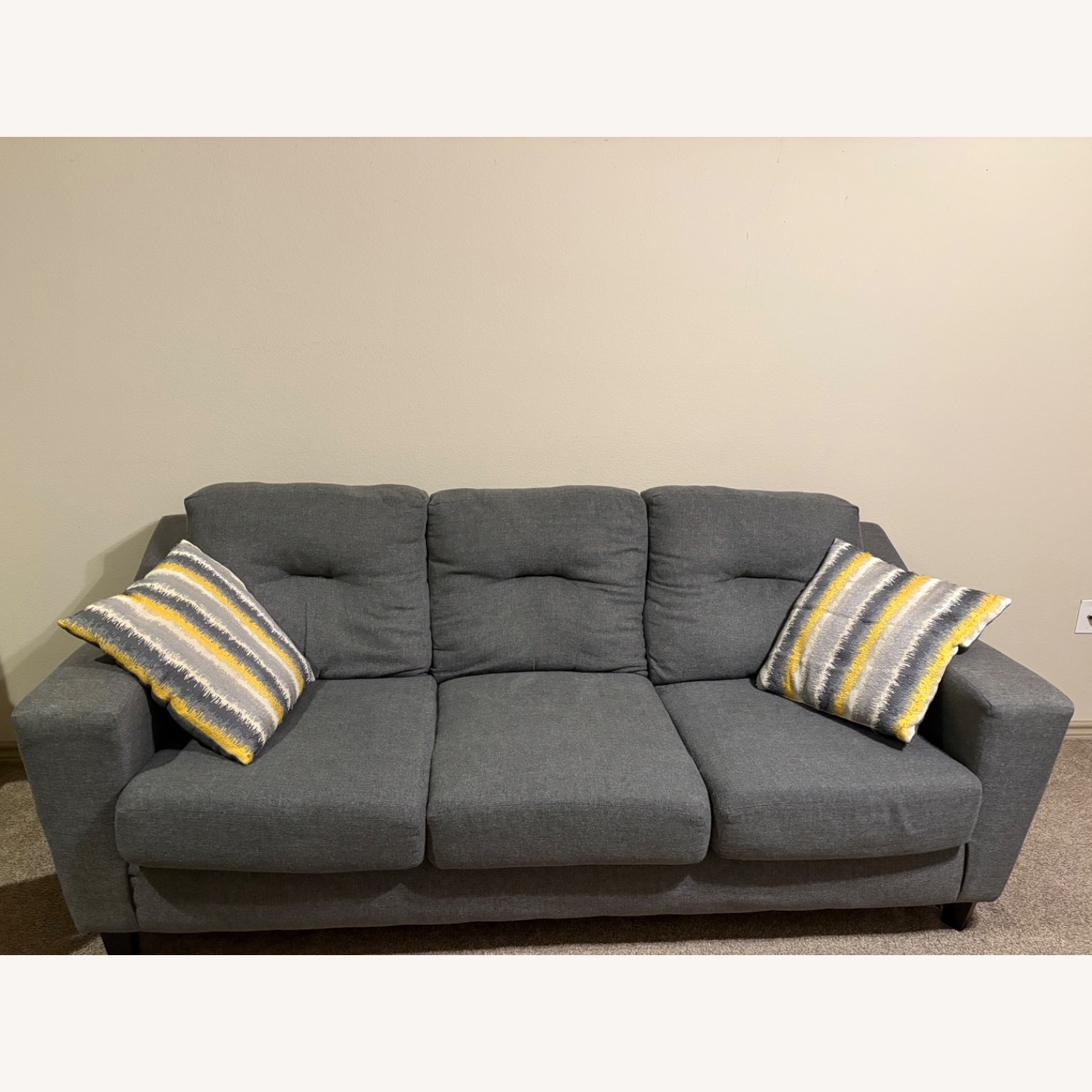 Dark Gray 3+ Seater Sofa - image-1