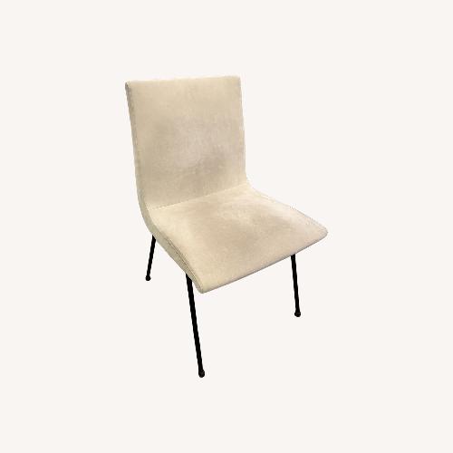 Used Ligne Roset Light Gray Polyurethane Dining Chair for sale on AptDeco