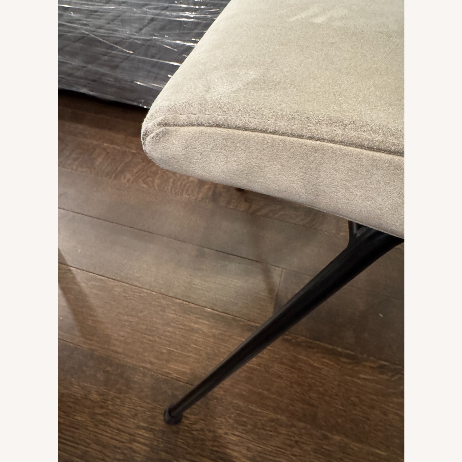 Ligne Roset Light Gray Polyurethane Dining Chair - image-7