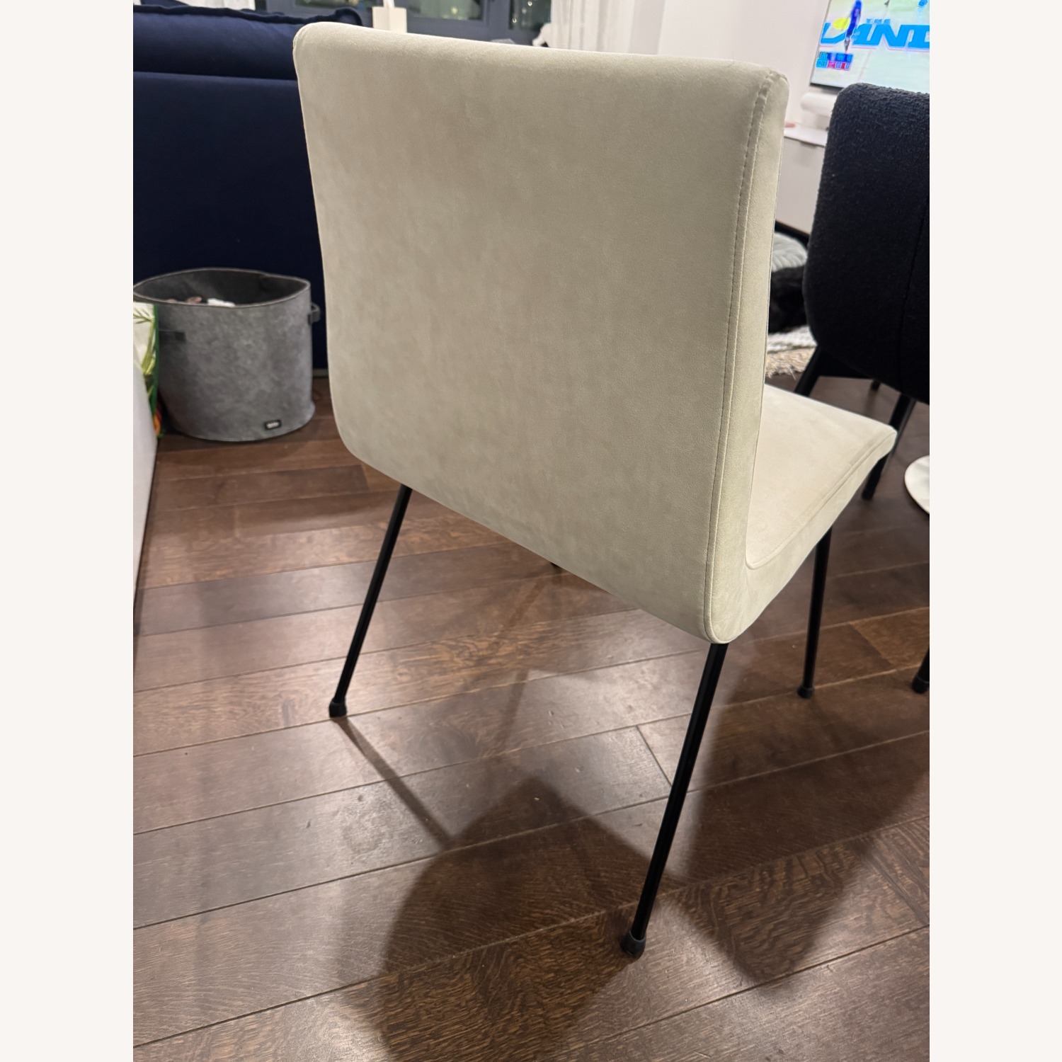 Ligne Roset Light Gray Polyurethane Dining Chair - image-6