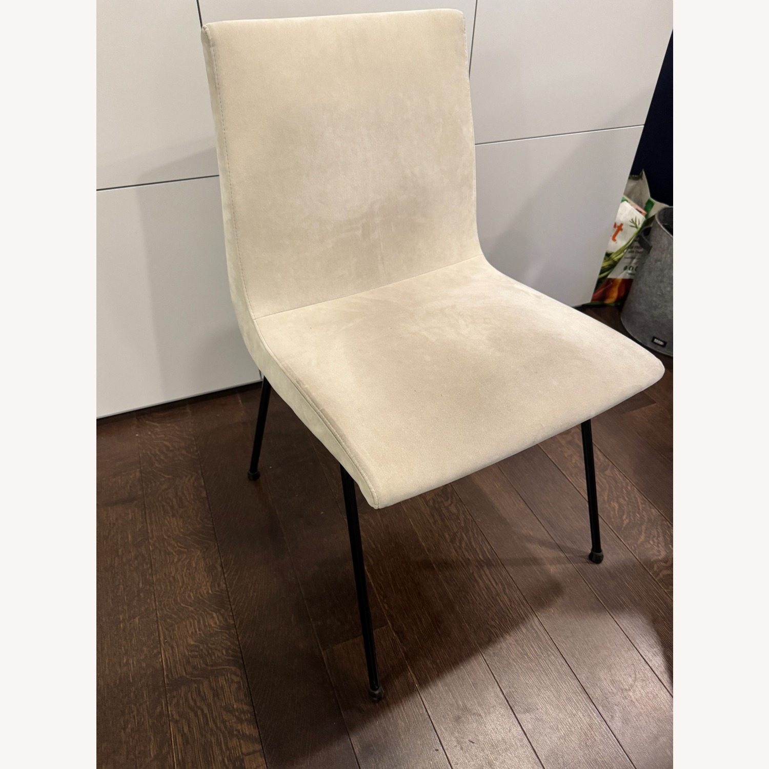 Ligne Roset Light Gray Polyurethane Dining Chair - image-4