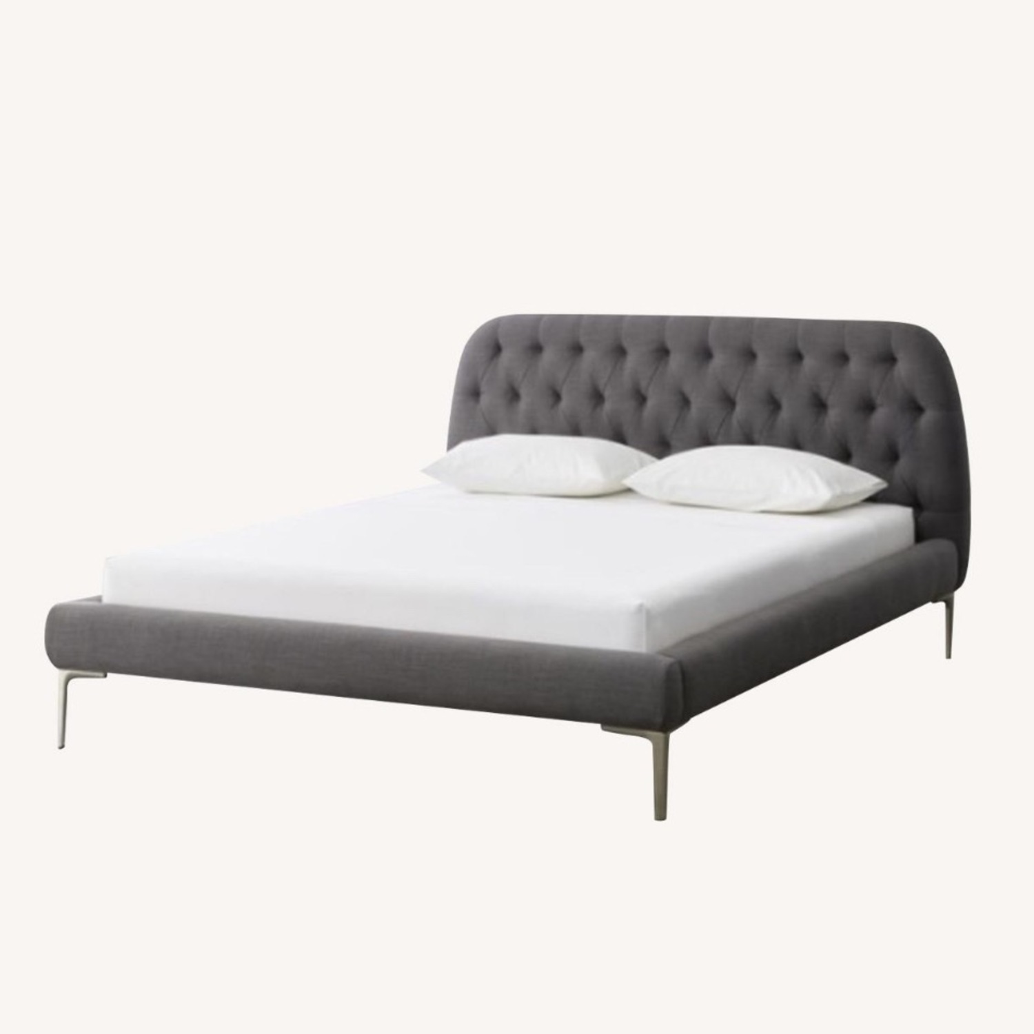 CB2 Seraphina Dark Gray King Bed - image-0