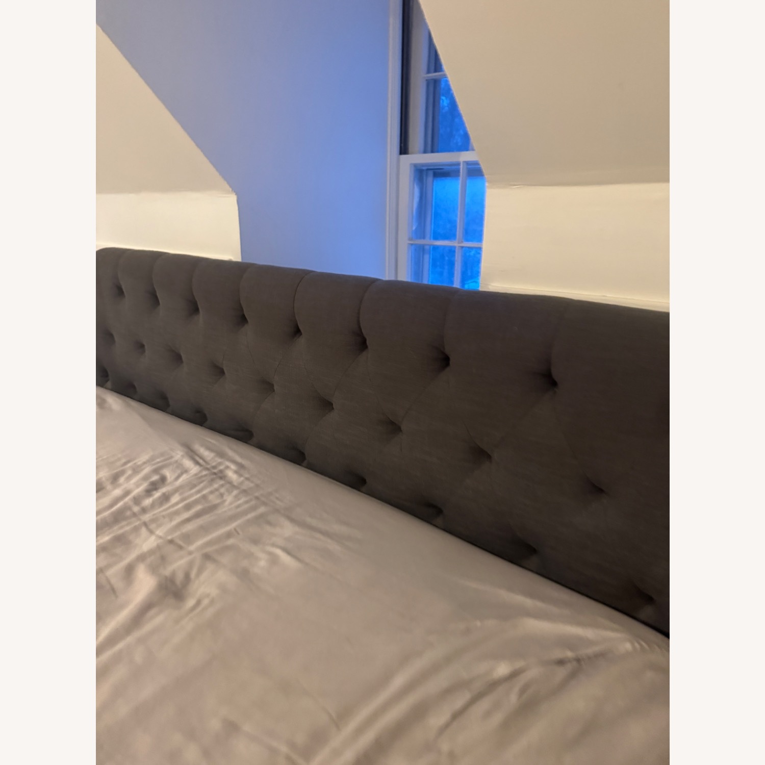 CB2 Seraphina Dark Gray King Bed - image-5