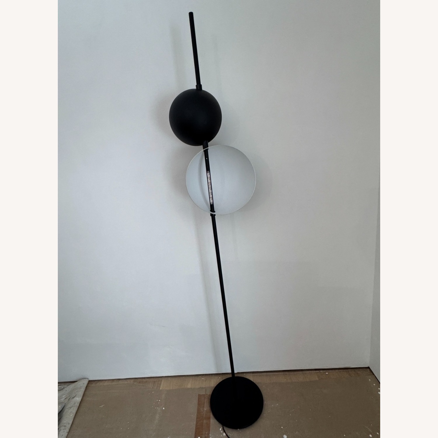 Oluce Black Superluna Floor Lamp - image-2