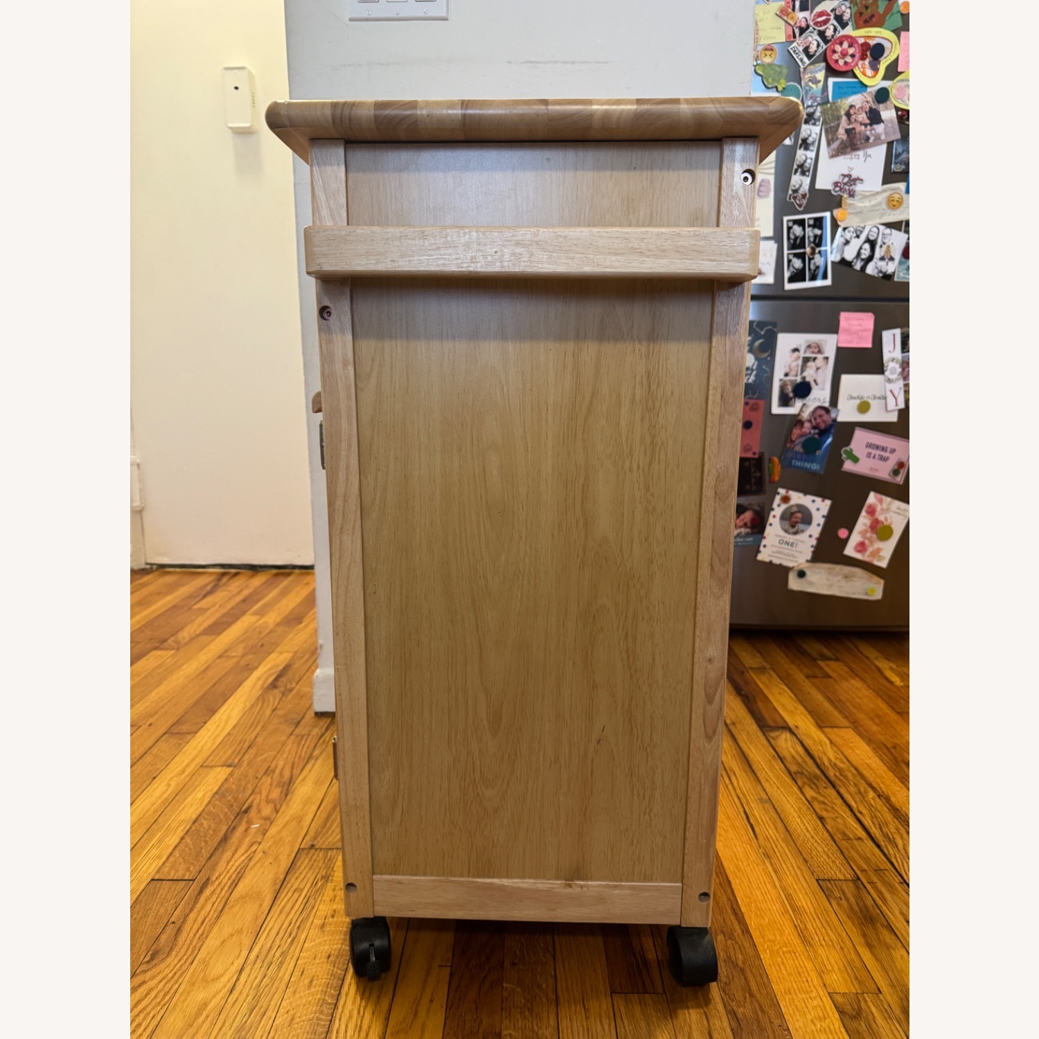 Winsome Wood Natural Wood Bar Cart - image-4