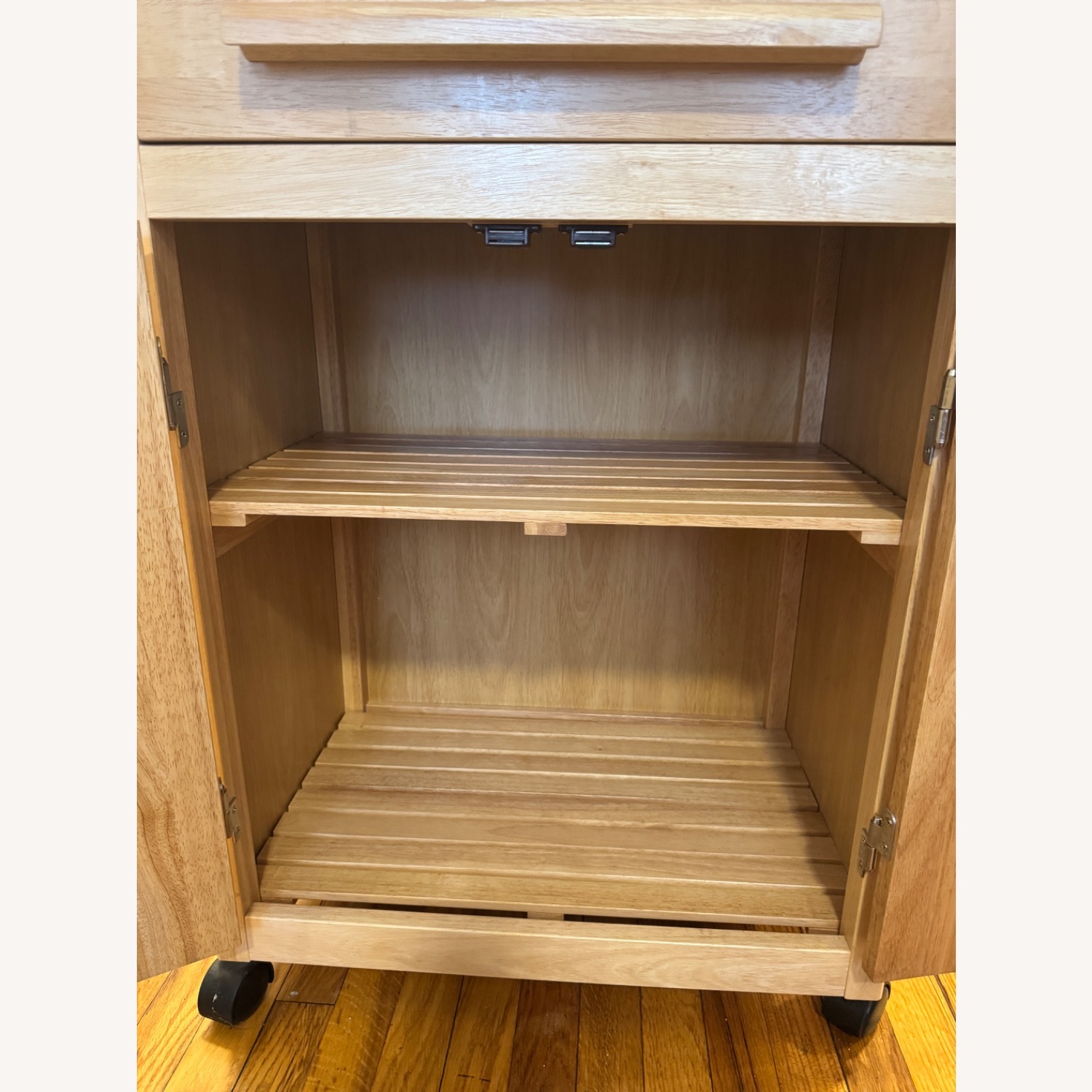 Winsome Wood Natural Wood Bar Cart - image-5