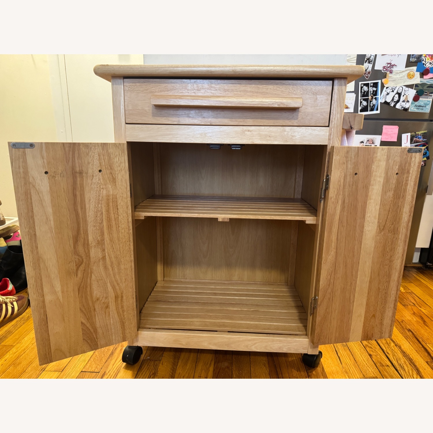 Winsome Wood Natural Wood Bar Cart - image-6