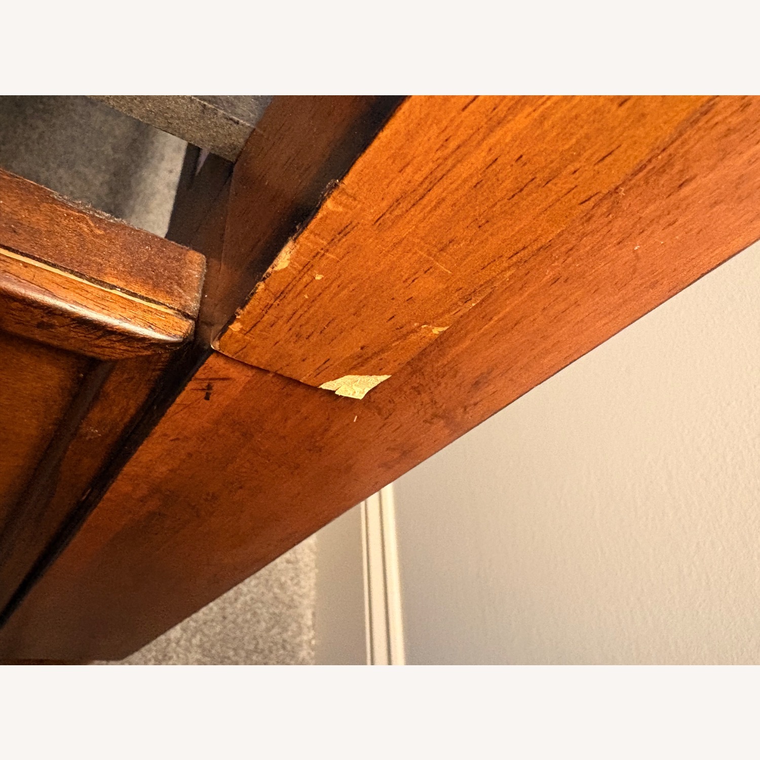 Furniture Row Dark Brown Wood King Bed - image-5