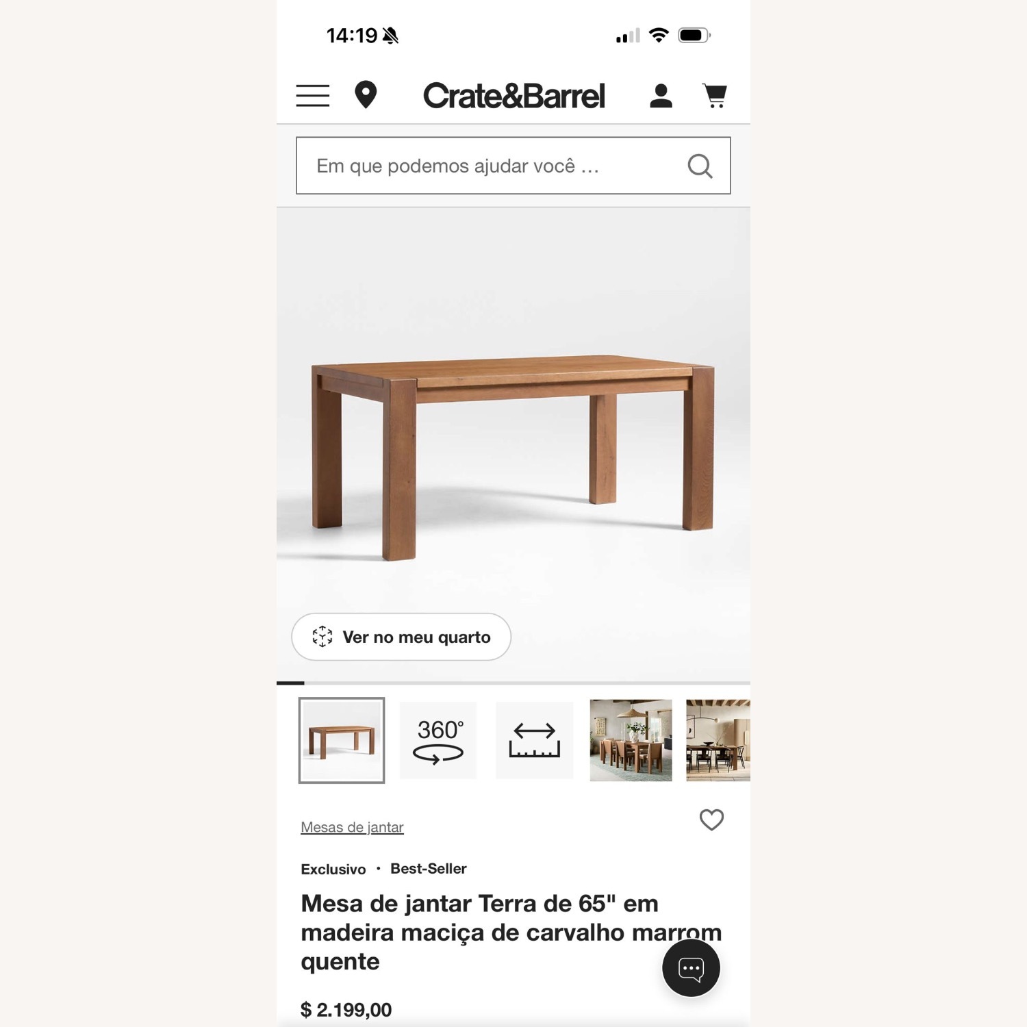 Crate & Barrel Natural Wood Dining Sets - image-1