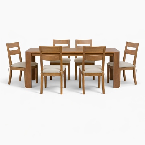 Used Crate & Barrel Natural Wood Dining Sets for sale on AptDeco