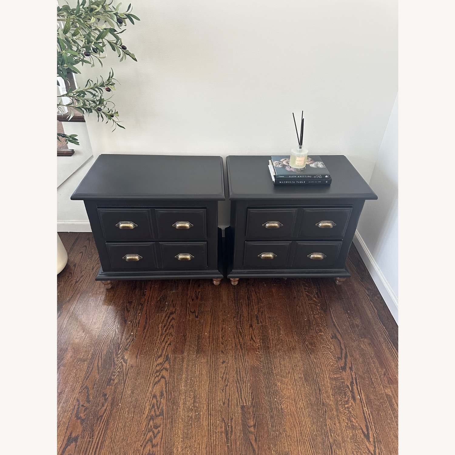 Apothecary Style Pair of Nightstands  - image-1