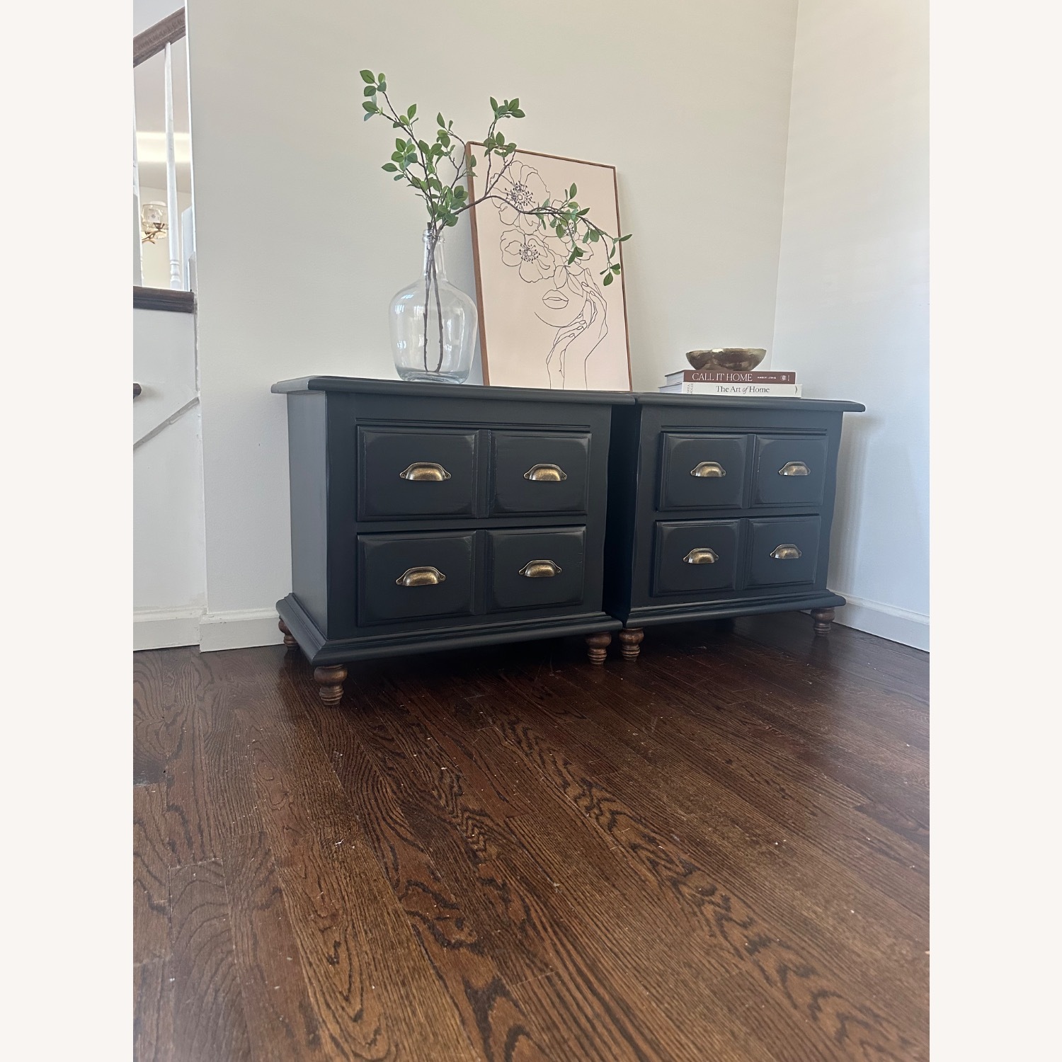 Apothecary Style Pair of Nightstands  - image-7