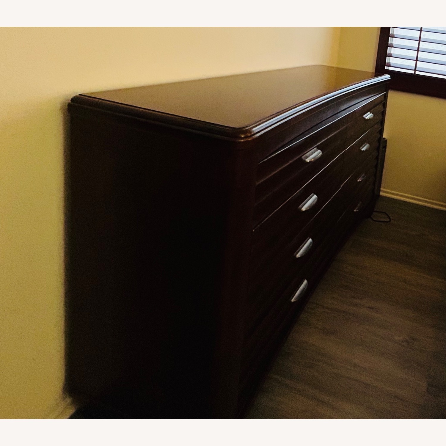 Bernhardt Dark Brown Wood Dresser - image-1