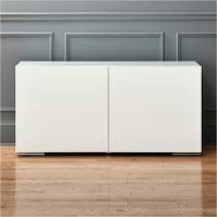 CB2 White Media Storage