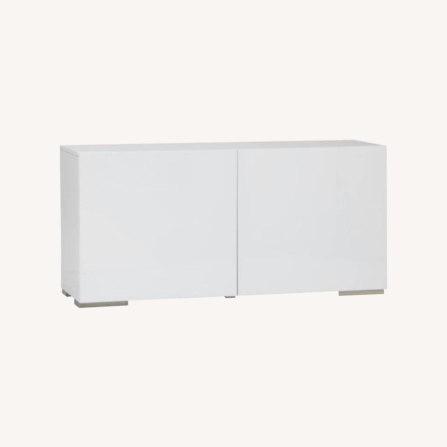 CB2 White Media Storage - image-9