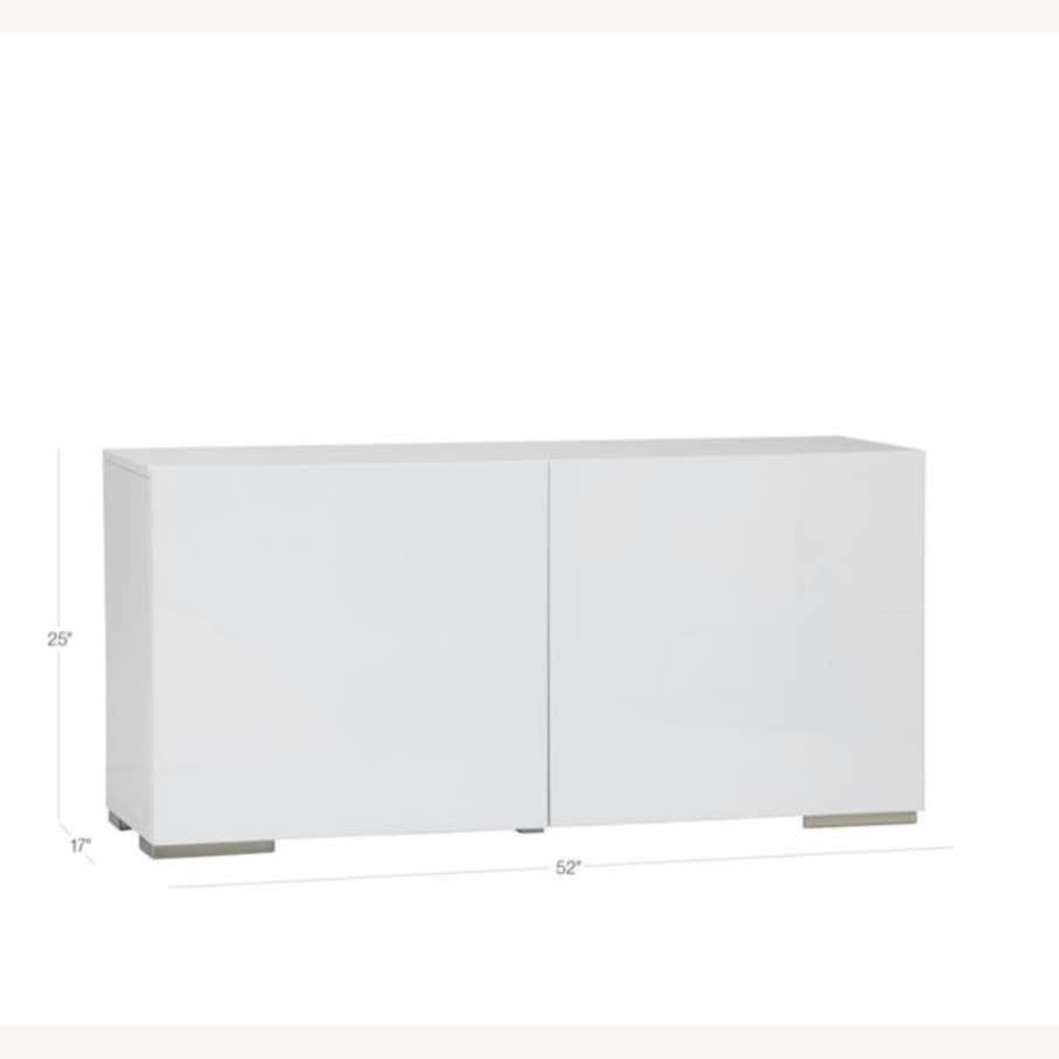CB2 White Media Storage - image-5