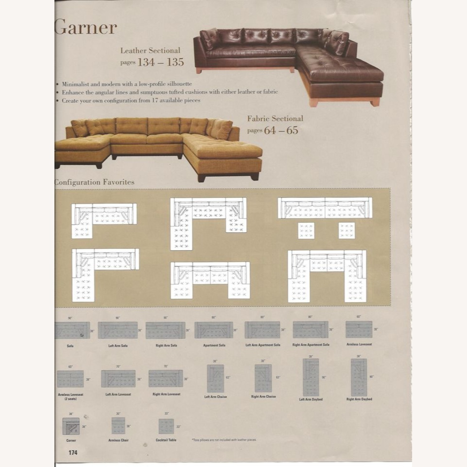 Arhaus Garner Dark Brown Leather 2 Piece Sectional - image-10