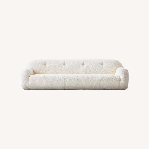 Used CB2 Jannis Ellenberger Brace Cream Boucle Sofa for sale on AptDeco