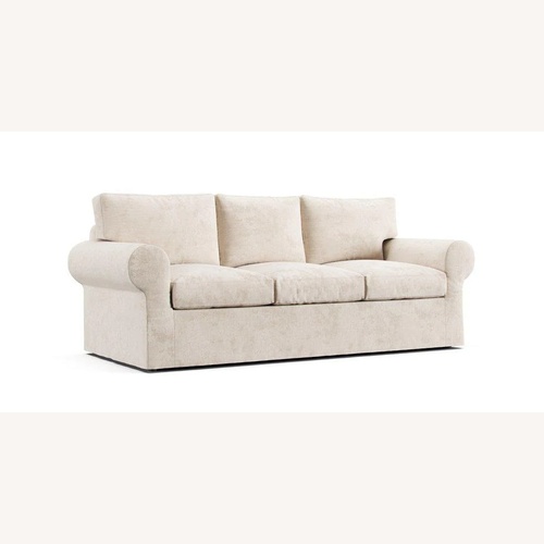 Used Arhaus Baldwin Natural Fabric 3+ Seater Sofa for sale on AptDeco