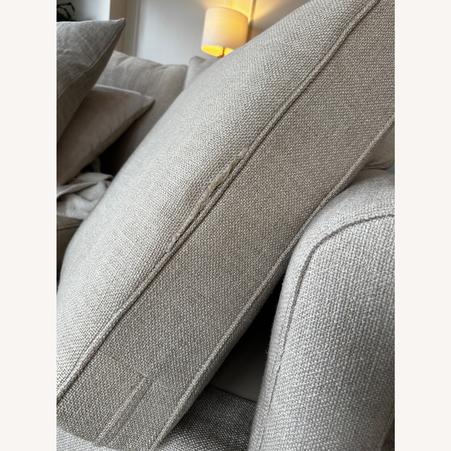 Arhaus Baldwin Natural Fabric 3+ Seater Sofa - image-4