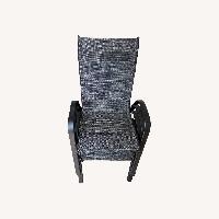 Light Gray Fabric Armchair