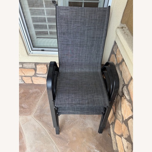 Used Light Gray Fabric Armchair for sale on AptDeco