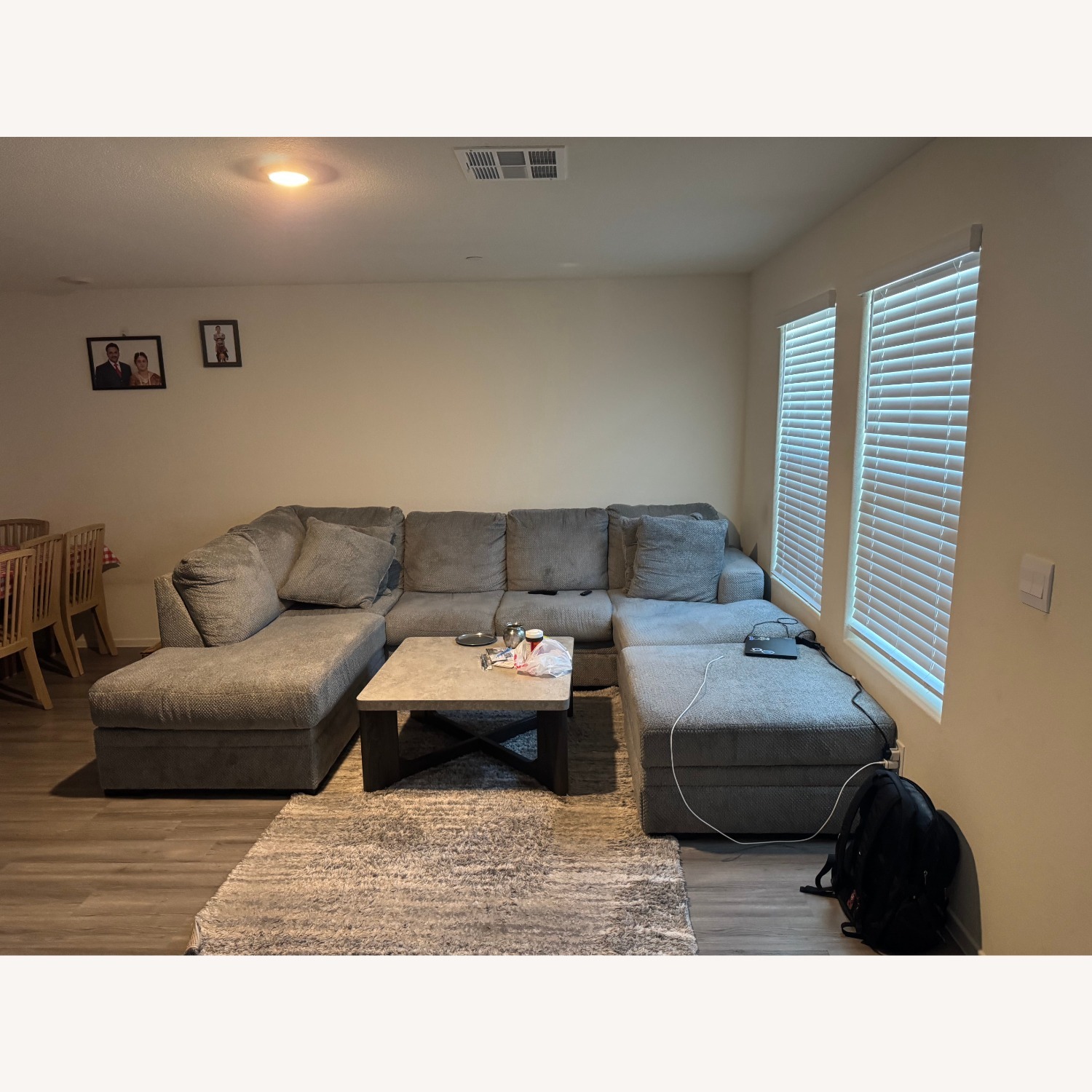 Ashley Furniture Light Gray 3+ Piece Sectional - image-2