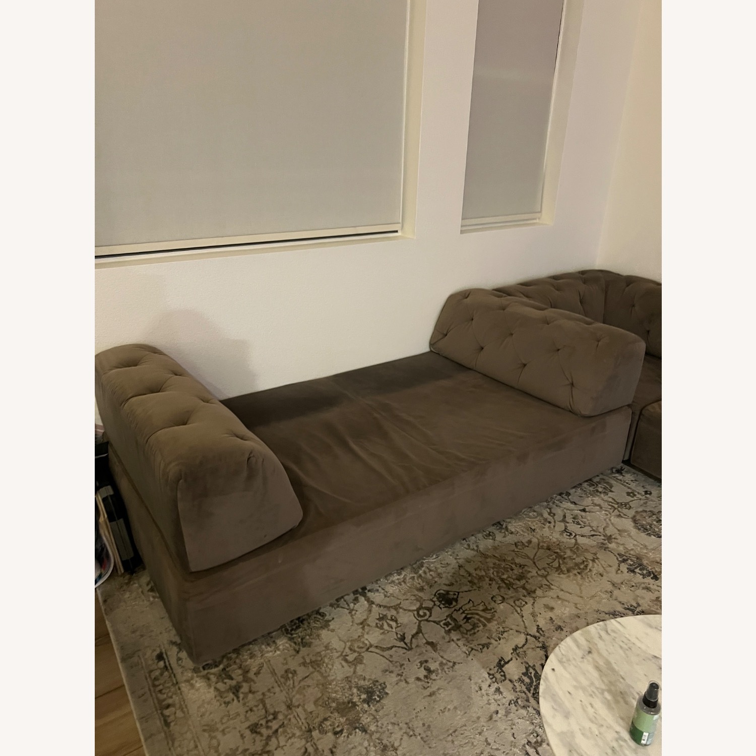 West Elm Tillary Dark Gray Fabric 3+ Piece Sectional - image-3