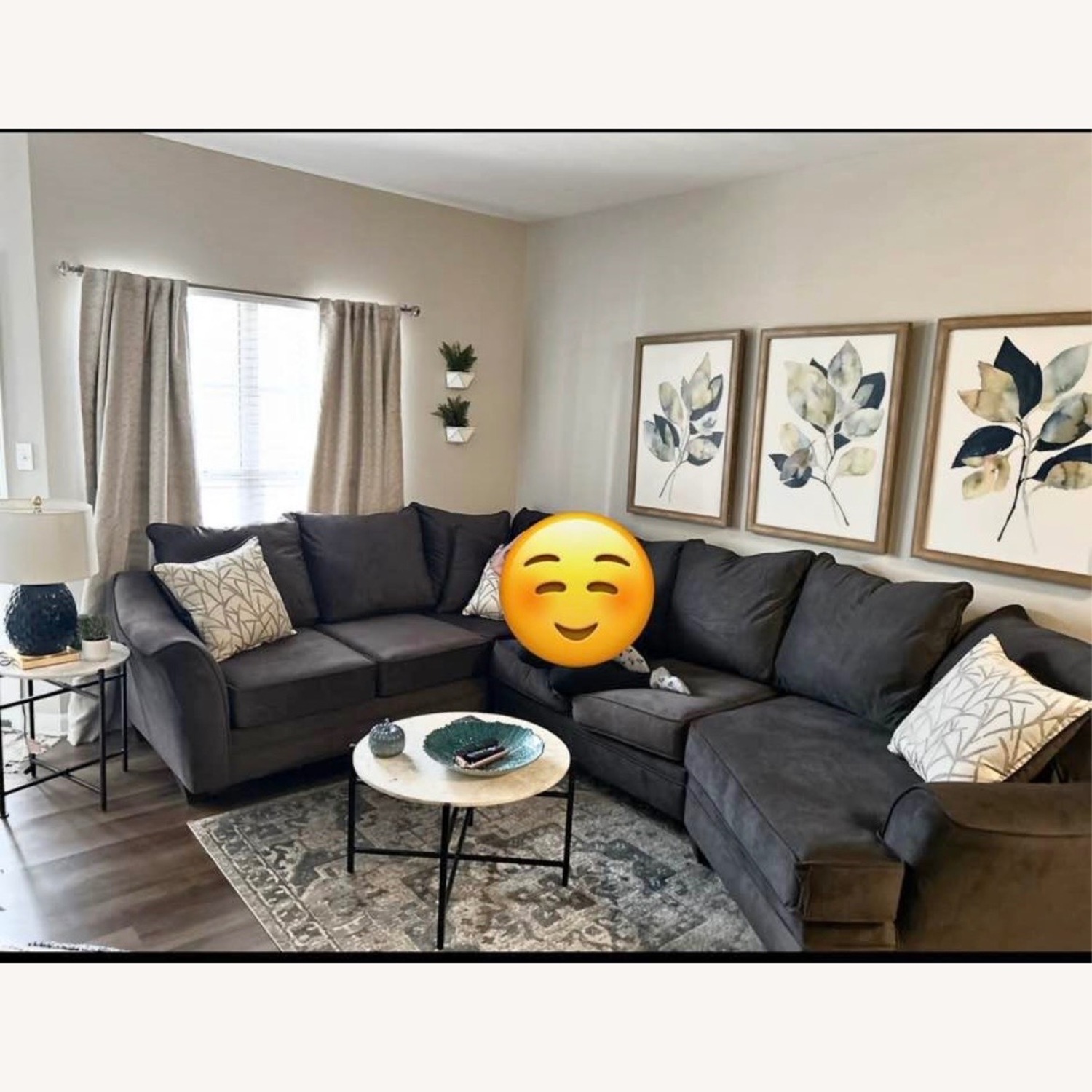 Wayfair Dark Gray Fabric 3+ Piece Sectional - image-5