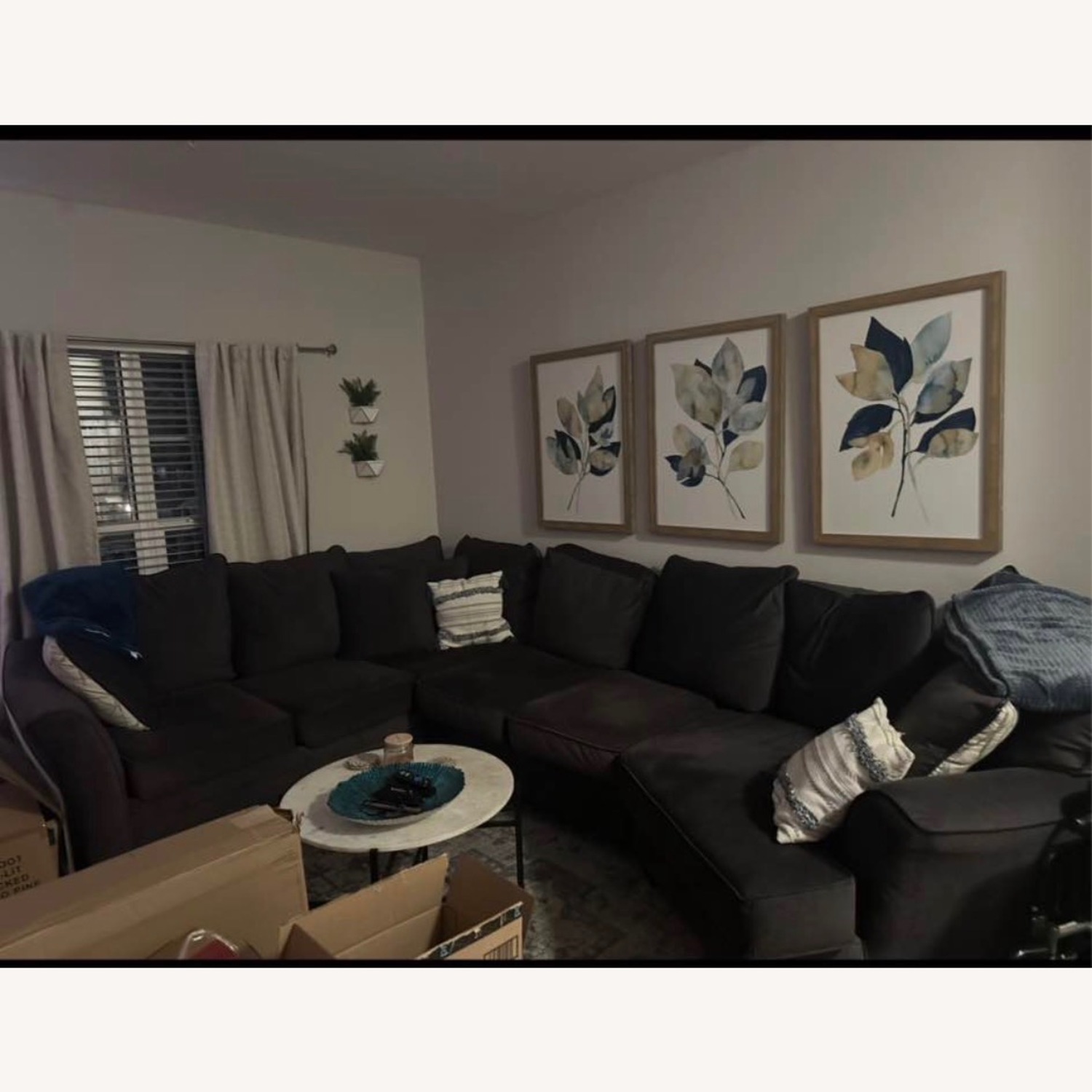 Wayfair Dark Gray Fabric 3+ Piece Sectional - image-2