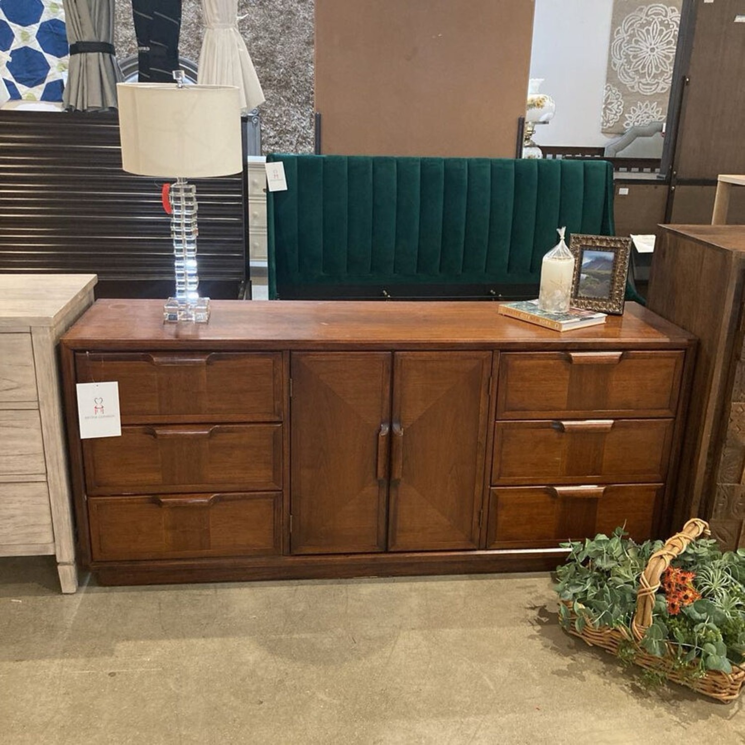 Mid-Century Modern 9-Drawer Dresser - image-1